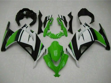 2013-2024 White Green Black Kawasaki Ninja 300 EX300R Motorcycle Fairings Australia