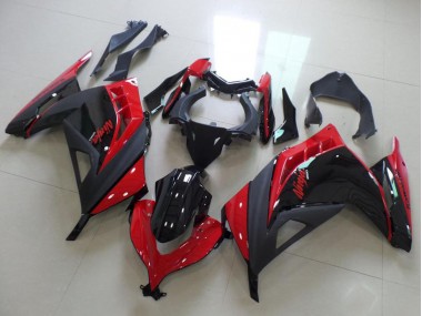 2013-2018 Red Glossy Black Matte Black Kawasaki ZX300R Motorcycle Fairings Australia