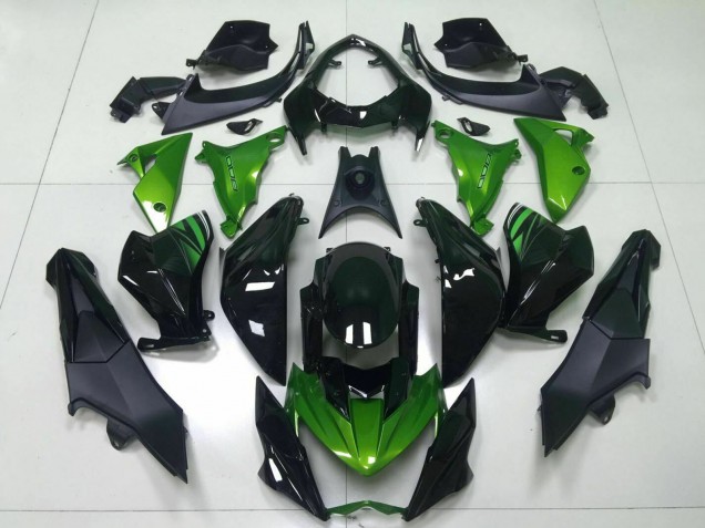 2013-2018 Green Glossy Black Kawasaki Z800 Motorcycle Fairing Australia