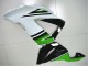 2013-2018 Green White Glossy Black Kawasaki ZX6R Motorcycle Fairings Australia