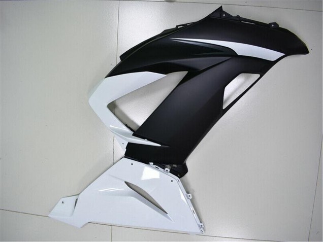 2013-2018 White Matte Black Kawasaki ZX6R Abs Fairings Australia