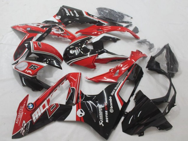 2015-2016 White Red Glossy Black BMW S1000RR Motorcycle Fairing Australia