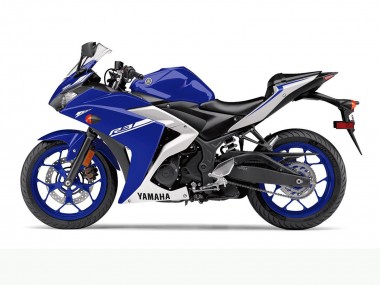 2015-2018 Blue White Yamaha YZF R3 Motorcycle Fairings Australia