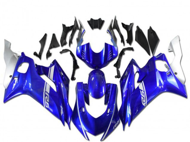 2017-2025 Blue Silver Yamaha YZF R6 Motorcycle Fairings Australia