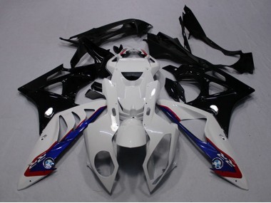 2009-2014 White Blue Glossy Black BMW S1000RR Motorcycle Fairings Australia