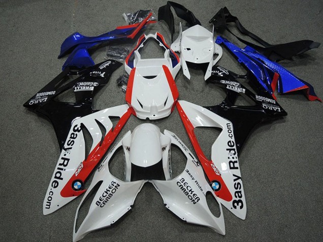 2009-2014 White Red Blue Glossy Black Becker Carbon BMW S1000RR Motorcycle Fairings Australia