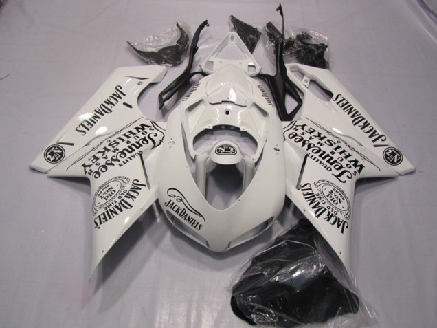 2007-2014 White Jack Daniels Ducati 1098 Motorcycle Fairings Australia