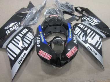 2007-2014 Silver Red Blue Glossy Black Alice Ducati 848 1098 1198 Motorcycle Fairings Australia
