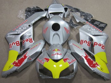 2004-2005 Silver Yellow Red Bull Honda CBR1000RR Motorcycle Fairings Australia