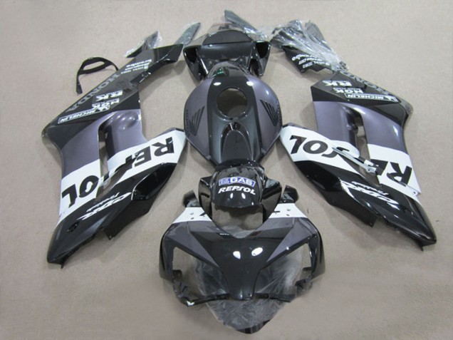 2004-2005 Glossy Black White Grey Repsol Honda CBR1000RR Motorcycle Fairings Australia