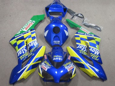 2004-2005 Blue Yellow Green Telefonica MoviStar Castrol Honda CBR1000RR Motorcycle Fairings Australia