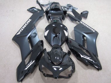 2004-2005 Glossy Black Matte Black White Decals Honda CBR1000RR Motorcycle Fairings Australia