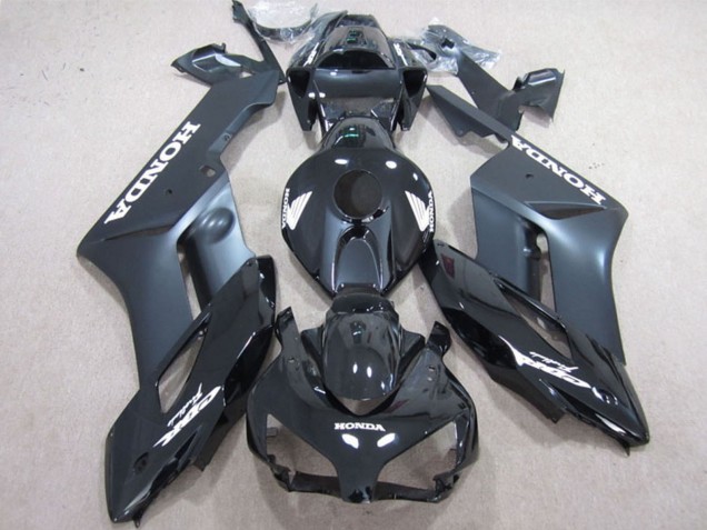 2004-2005 Glossy Black Matte Black White Decals Honda CBR1000RR Motorcycle Fairings Australia