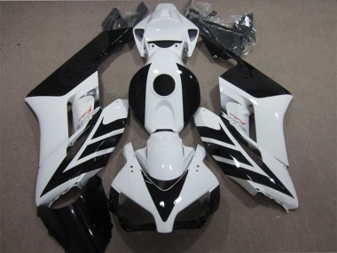 2004-2005 White Glossy Black Stripe Honda CBR1000RR Motorcycle Fairing Australia