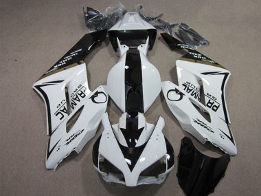 2004-2005 White Glossy Black Pramac Honda CBR1000RR Motorcycle Fairings Australia