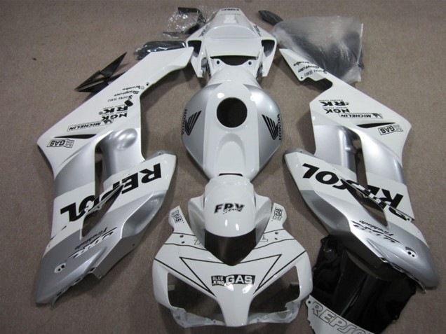 2004-2005 White Silver Black Repsol Honda CBR1000RR Motorcycle Fairing Kits Australia