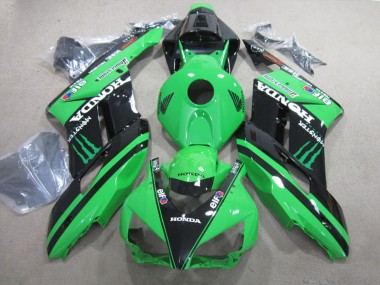 2004-2005 Green Glossy Black Monster Honda CBR1000RR Motorcycle Fairings Australia