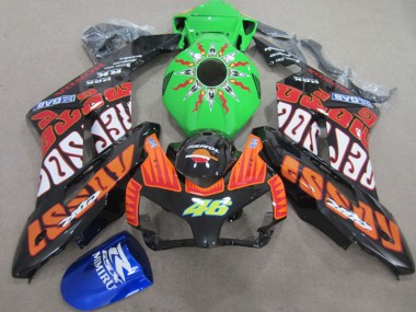 2004-2005 Orange Green Rossi Glossy Black Repsol Rossi 46 Honda CBR1000RR Motorcycle Fairings Australia
