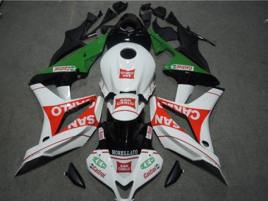 2004-2005 White Red Green Glossy Black San Carlo Castrol Honda CBR1000RR Motorcycle Fairings Australia