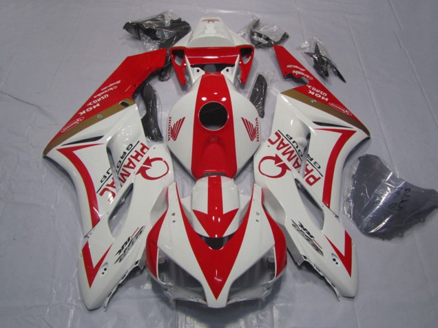 2004-2005 White Red Pramac Honda CBR1000RR Motorcycle Fairings Australia