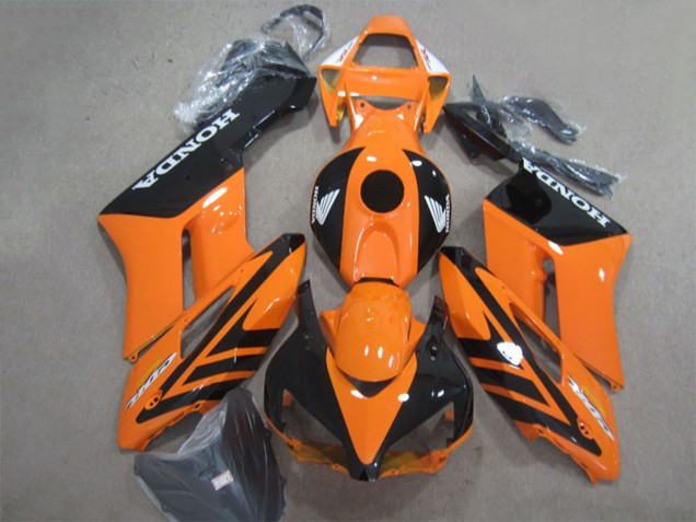 2004-2005 Orange Glossy Black Honda CBR1000RR Motorcycle Fairing Australia