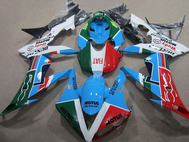2004-2005 White Blue Red Green Motul Honda CBR1000RR Motorcycle Fairings Australia