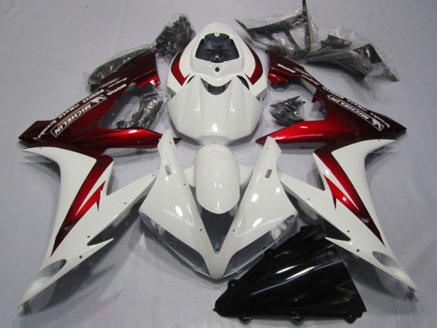 2004-2005 White Red Honda CBR1000RR Motorcycle Fairings Australia