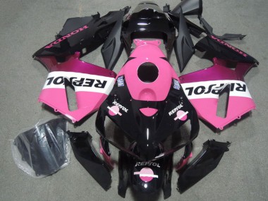 2004-2005 Pink White Glossy Black Repsol Honda CBR1000RR Motorcycle Fairings Australia