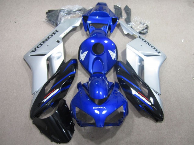 2004-2005 Silver Blue Glossy Black Honda CBR1000RR Motorcycle Fairing Australia