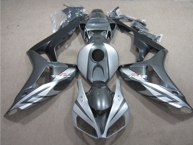 2006-2007 Silver Grey Matte Black Fireblade Honda CBR1000RR Motorcycle Fairings Australia