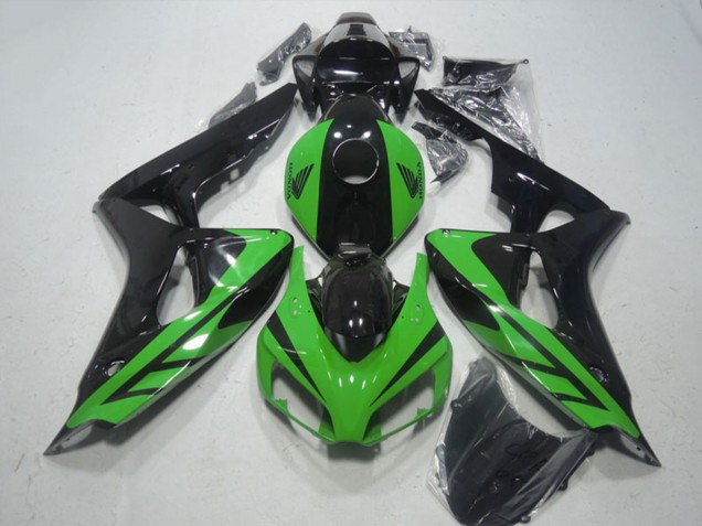 2006-2007 Green Glossy Black Honda CBR1000RR Motorcycle Fairing Australia