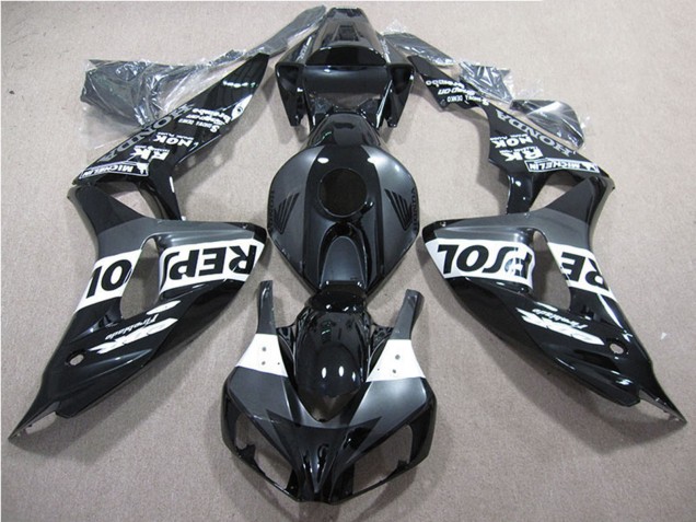 2006-2007 Glossy Black Grey White Repsol Honda CBR1000RR Motorcycle Fairings Australia