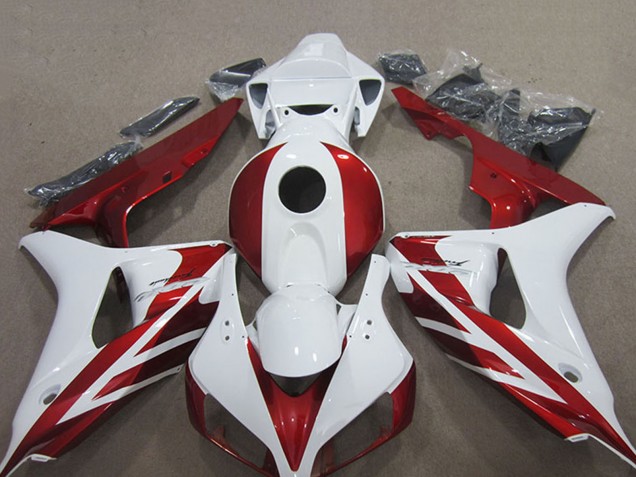 2006-2007 White Red Honda CBR1000RR Motorcycle Fairing Kits Australia