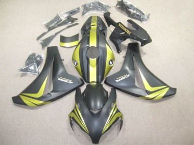 2008-2011 Yellow Matte Black Honda CBR1000RR Motorcycle Fairings Australia