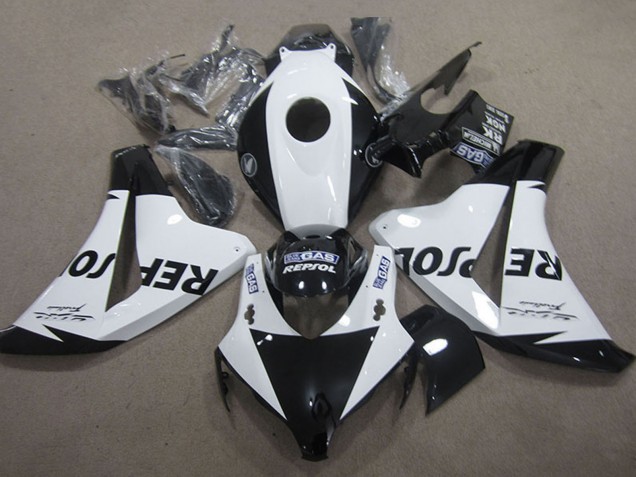 2008-2011 White Glossy Black Repsol Honda CBR1000RR Motorcycle Fairing Australia