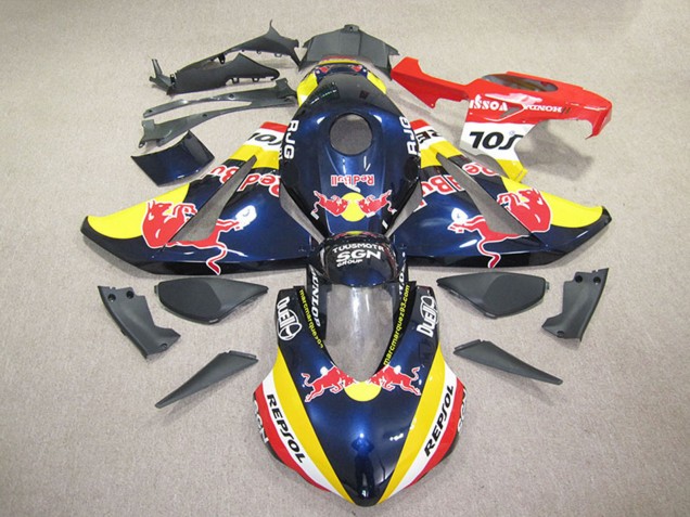 2008-2011 Dark Blue Yellow Red Repsol Red Bull Honda CBR1000RR Motorcycle Fairings Australia