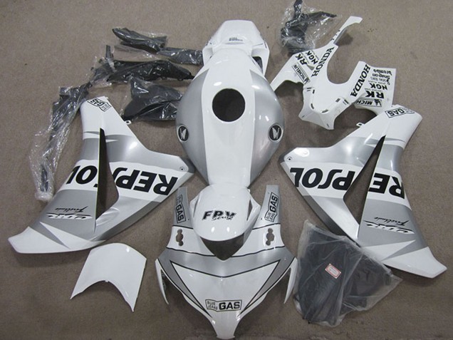 2008-2011 White Silver Black Repsol Honda CBR1000RR Motorcycle Fairing Australia