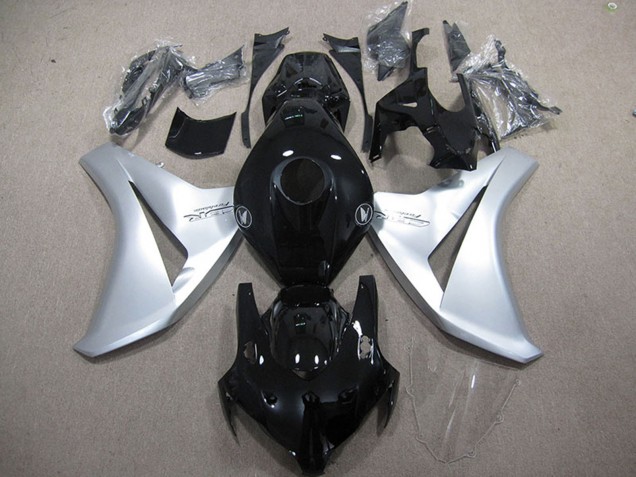 2008-2011 Silver Glossy Black Fireblade Honda CBR1000RR Motorcycle Fairings Australia