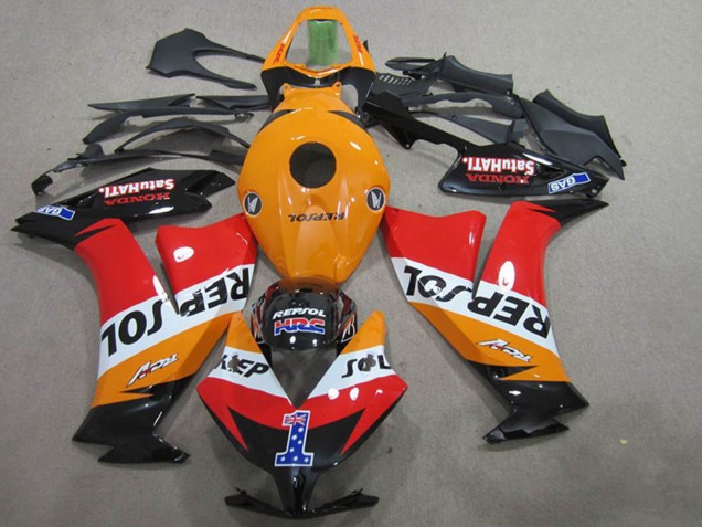 2012-2016 Orange White Red Glossy Black Repsol 1 Honda CBR1000RR Motorcycle Fairings Australia