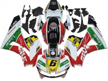 2012-2016 White Red Yellow Green Linear Viar 6 Honda CBR1000RR Motorcycle Fairings Australia