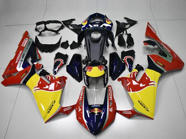 2017-2023 Blue Yellow Glossy Black Red Bull Honda CBR1000RR Motorcycle Fairings Australia