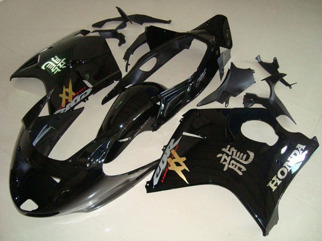 1996-2007 Glossy Black Honda CBR1100XX Blackbird Motorcycle Fairing Australia