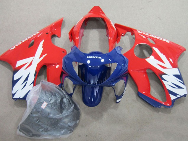 1999-2000 Red Dark Blue Honda CBR600 F4 Motorcycle Fairings Australia