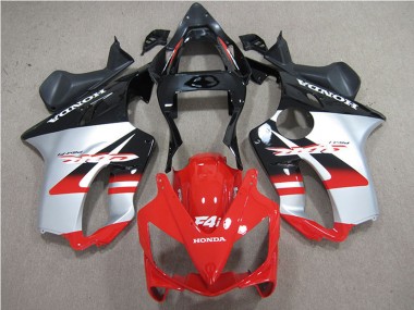 2001-2003 Silver Red Glossy Black Honda CBR600 F4i Motorcycle Fairings Australia