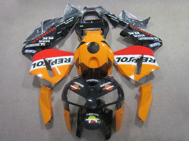 2005-2006 Orange White Red Glossy Black Repsol Honda CBR600RR Abs Fairings Australia
