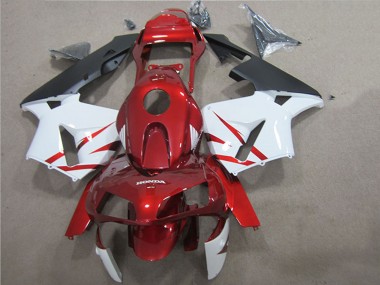 2005-2006 Red White Black Honda CBR600RR Bike Fairings Australia