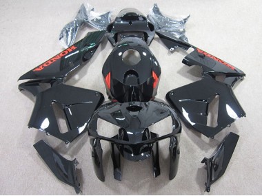 2005-2006 Black with Red Honda CBR600RR Motorcycle Fairings Australia