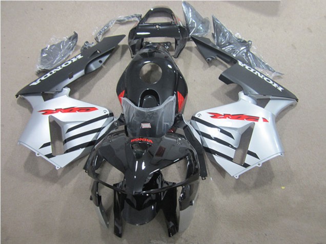 2005-2006 Glossy Black Silver Red Honda CBR600RR Motorcycle Fairings Australia