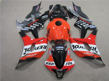 2007-2008 Orange White Red Glossy Black Repsol Honda CBR600RR Motorcycle Fairings Kits Australia