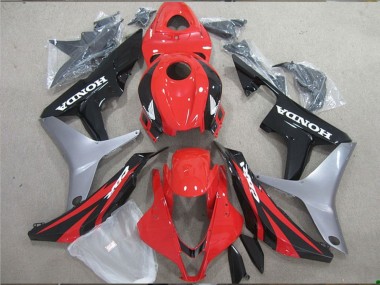 2007-2008 Silver Red Glossy Black Honda CBR600RR Motorcycle Fairing Australia